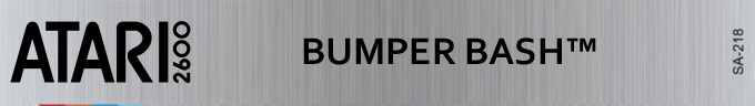 Bumper Bash logo for Atari 2600